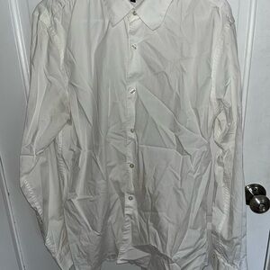 Classic White Men's Shirt